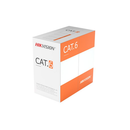 Bobine Cable réseau Cat 6 Hikvision DS-1LN6UU/CCA - 305 mètres