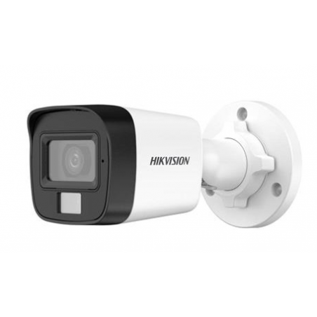 Camera Analog Mini Bullet 4K 8mp Smart Hybrid Light Fixed Hikvision DS-2CE16U0T-LF